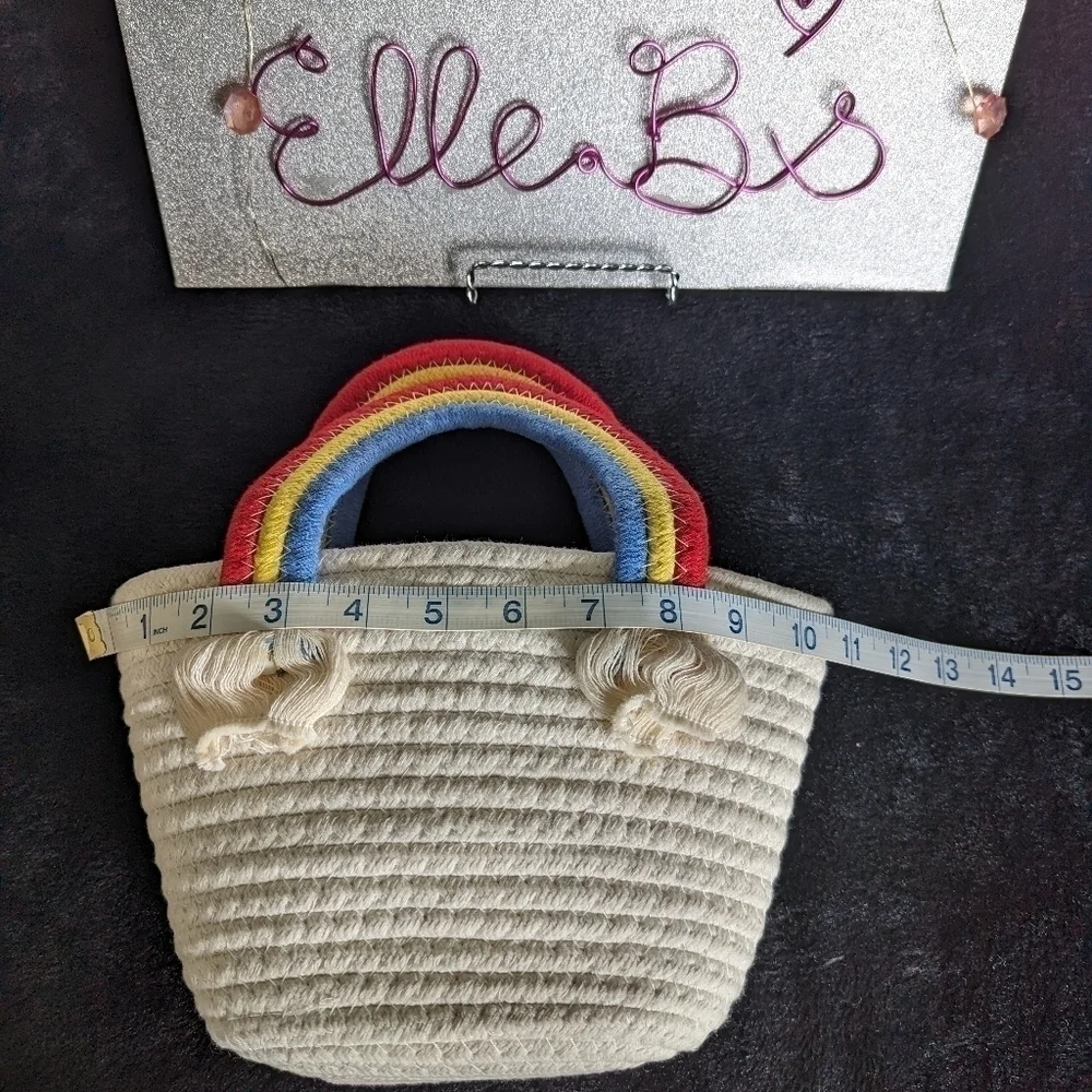 Rainbow Hand Bag / Basket